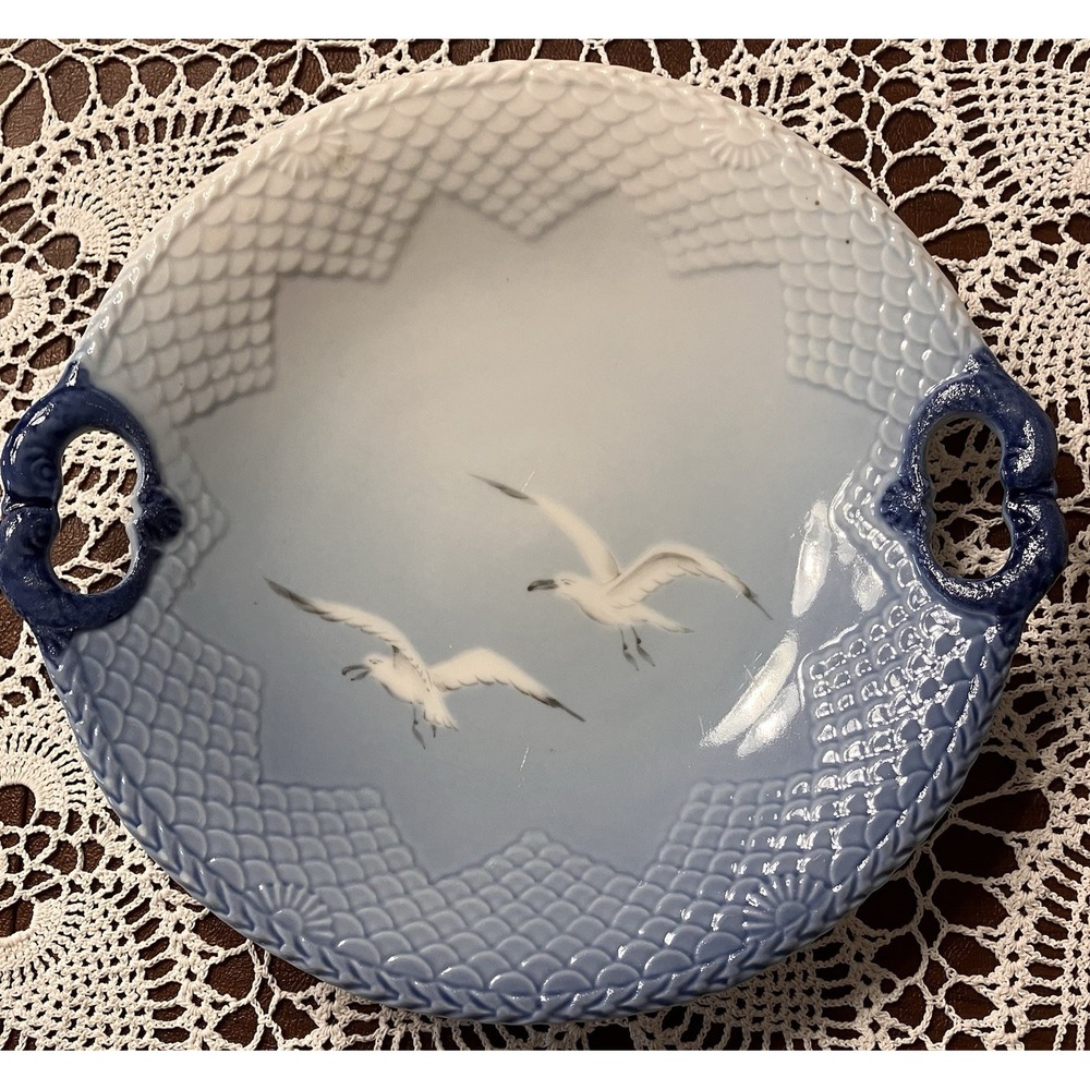 Vintage‎ Bing & Grondahl Seagull 10" Serving Platter #101 Copenhagen Cake Plate